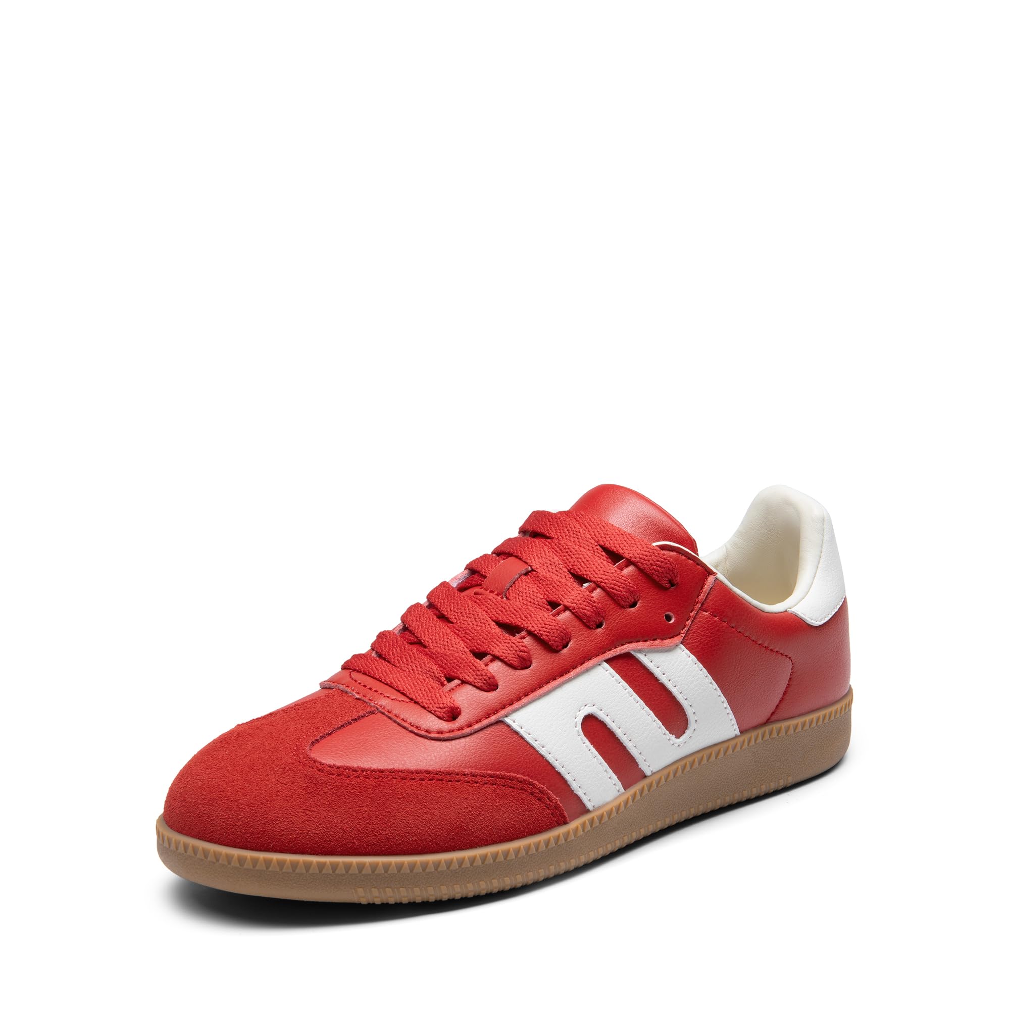 DREAM PAIRS Women's Tennis Sneakers Walking Nia Flat Low-Top Casual Lace-Up Comfortable Fashion Sneakers Shoes.