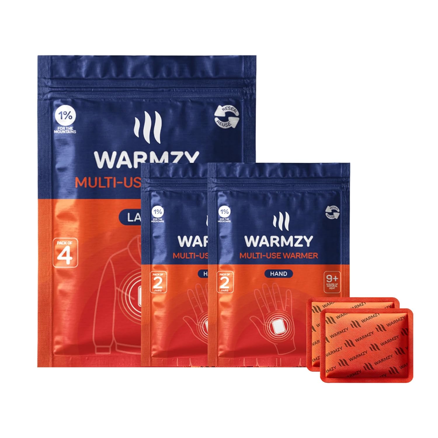 Warmzy Body & Hand Warmers Combo (4 pcs Body + 4 Pair Hand)| Provides 9+ Hours Warmth | Natural Air Activated Instant Heating Warmers | Reusable Within 24 Hours | Heat Patches... 2 Warmzy Body & Hand Warmers Combo (4 pcs Body + 4 Pair Hand)| Provides 9+ Hours Warmth | Natural Air Activated Instant Heating Warmers | Reusable Within 24 Hours | Heat Patches... - Image 2