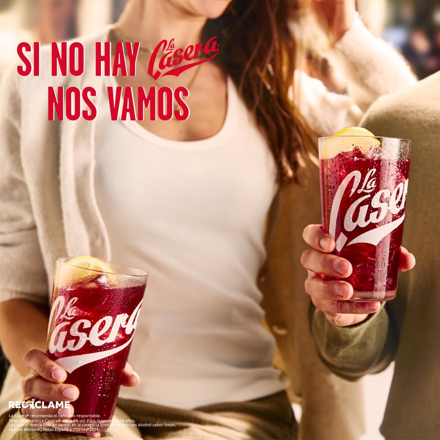 La Casera® Tinto de Verano con Limón - Lata, Pack 24 x 33 cl