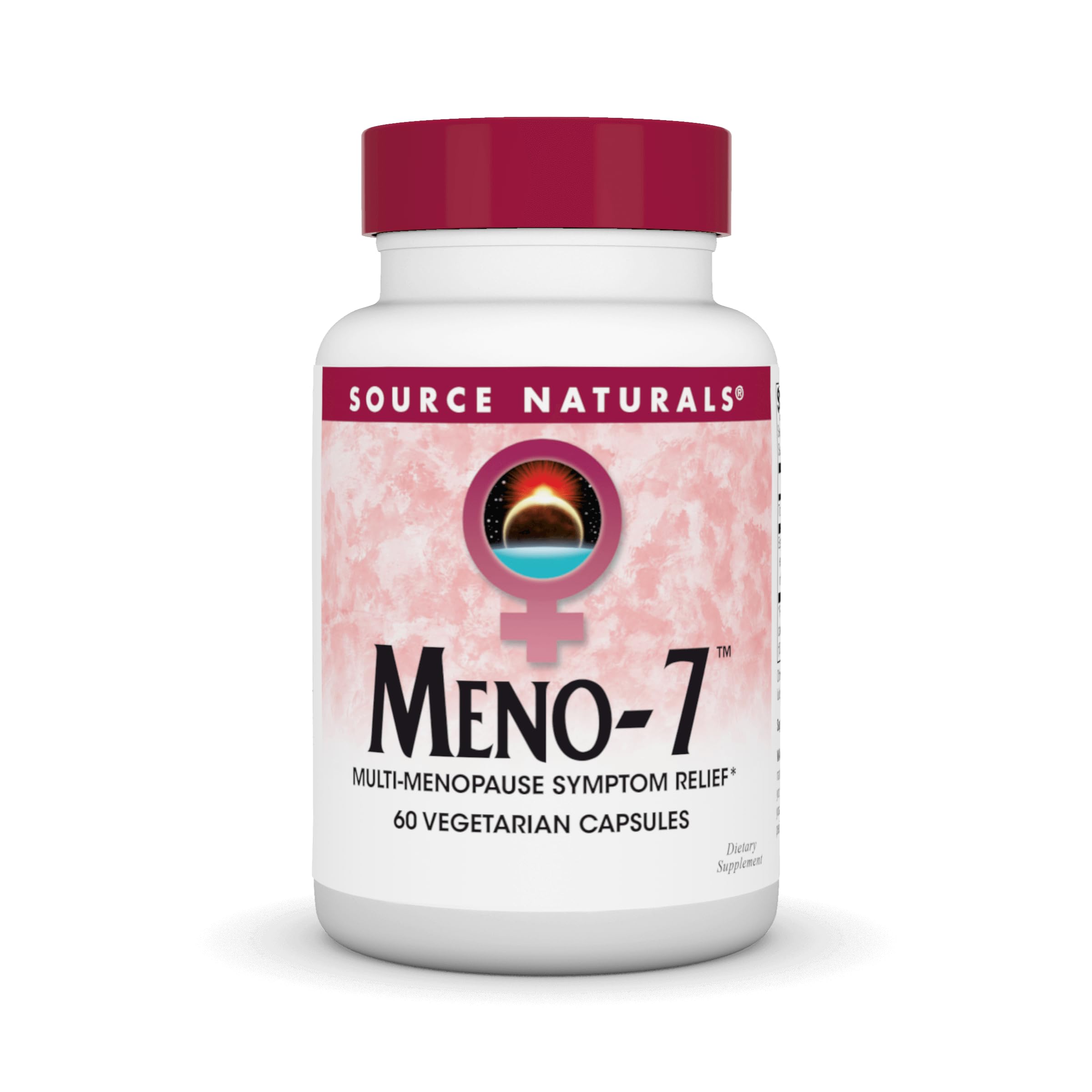 Source Naturals Meno-7, Multi-Menopause Symptom Relief* - 60 Vegetarian Capsules