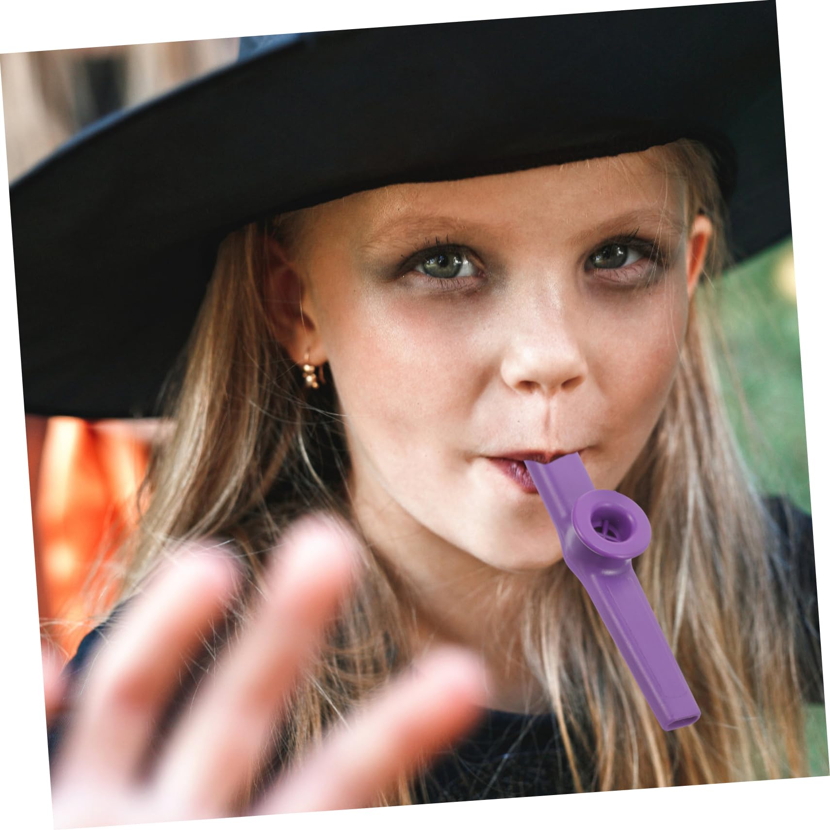 FUNOMOCYA Bucket Plastic Kazoos Small Musical Instruments for Music Performance for Guitar Ukulele Accompaniment present for Adults Lightweight Portable Kazoos