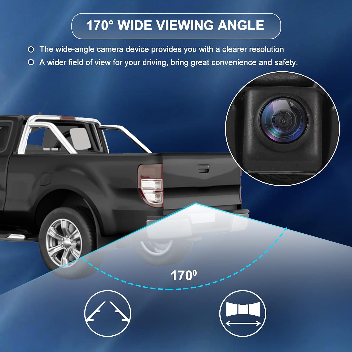 Rear View Reversing Backup Camera 23244435 84079952 Replacement for Chevy Silverado 2500 HD 3500 HD for GMC Sierra 2500 HD 3500 HD 6.0L 6.6L V8 2016-2019