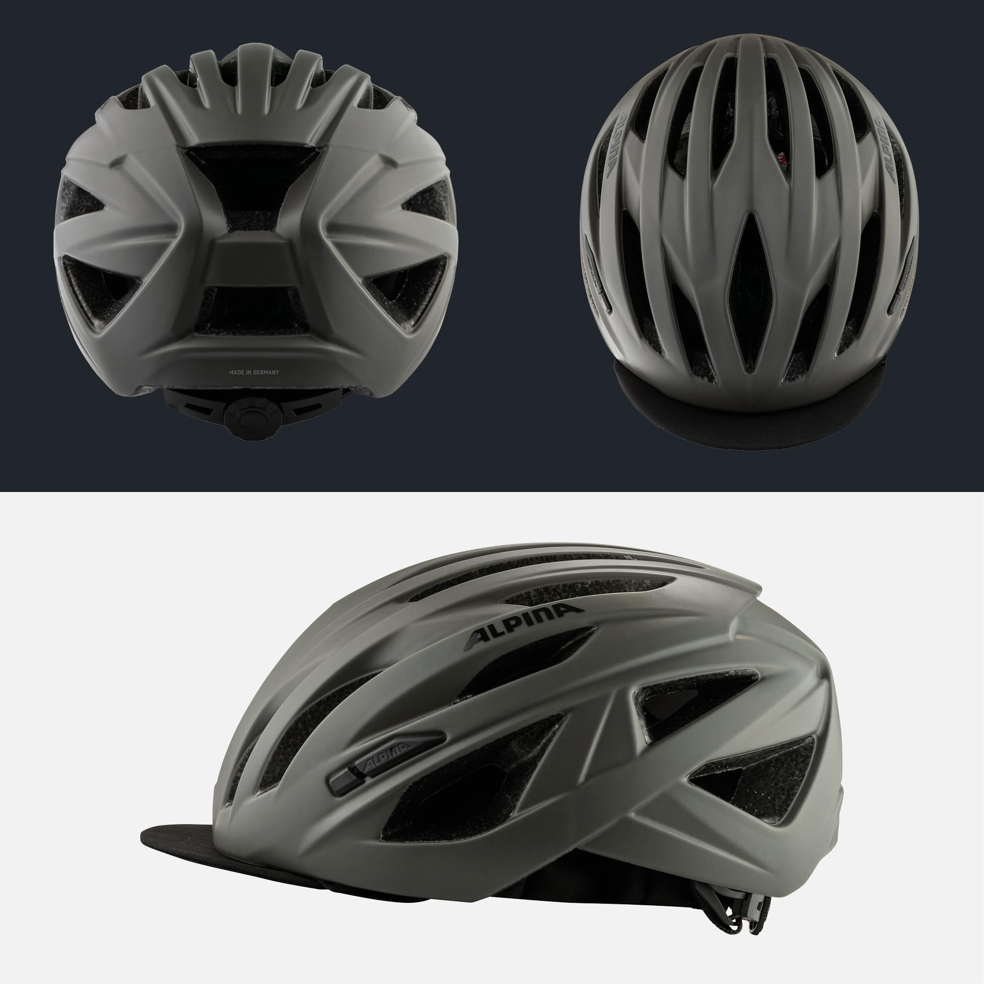 ALPINA Path - Sicherer, Leichter & Optimal Belüfteter Fahrradhelm Mit Fliegennetz Für Erwachsene