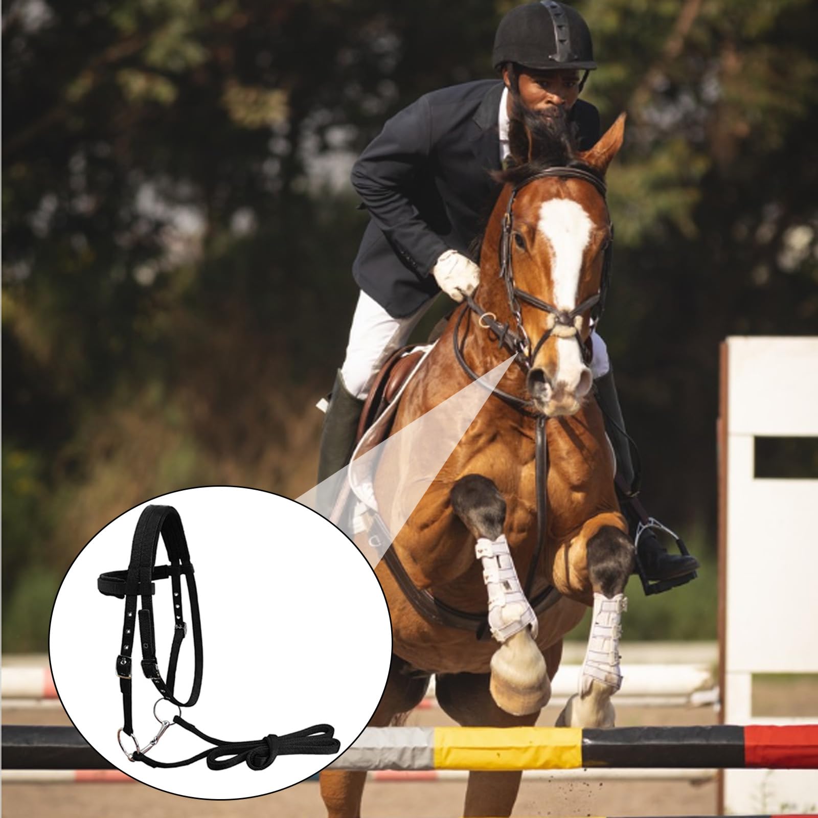 Briglia Da Cacciatore In Pelle ACES: Eleganza E Controllo Per Il Tuo Cavallo
