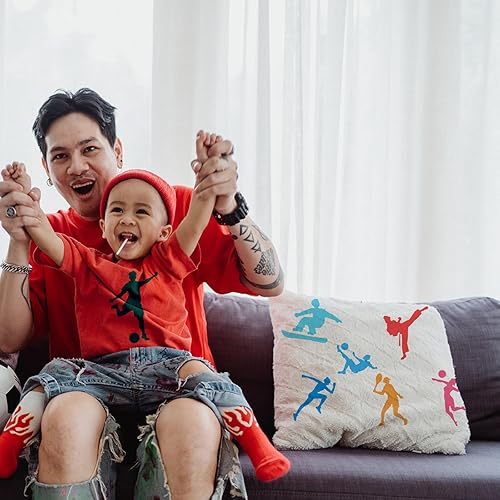 Miniatura 5 de FINGERINSPIRE Plantilla de personaje deportivo para pintar de 8.3 x 11.7 pulgadas, gran tamaño, baloncesto, fútbol, béisbol, voleibol, deportes,