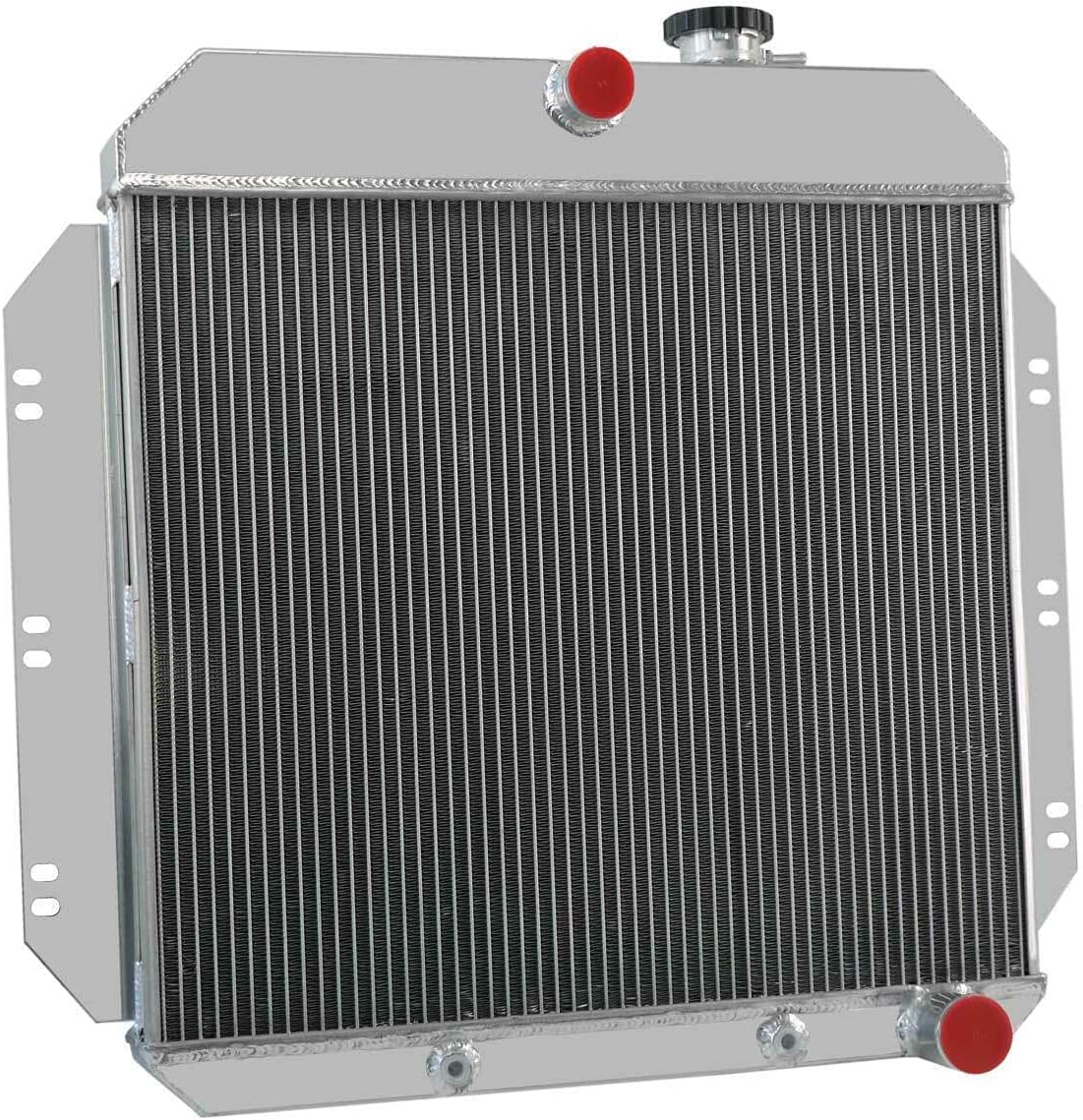 4 Rows Aluminum Radiator+Shroud fan for 1960-1962 Chevy Apache Truck C10 C20 C30