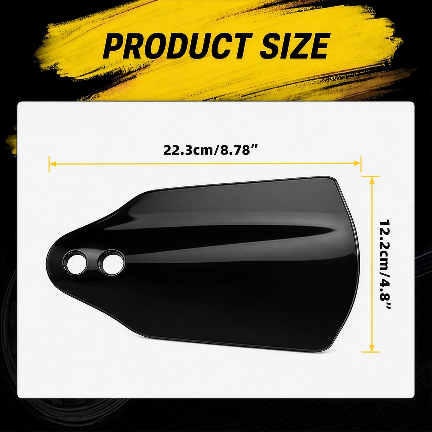 1 Pair Black Motorcycle Handguards for Honda Rebel CM1100 2021-2025