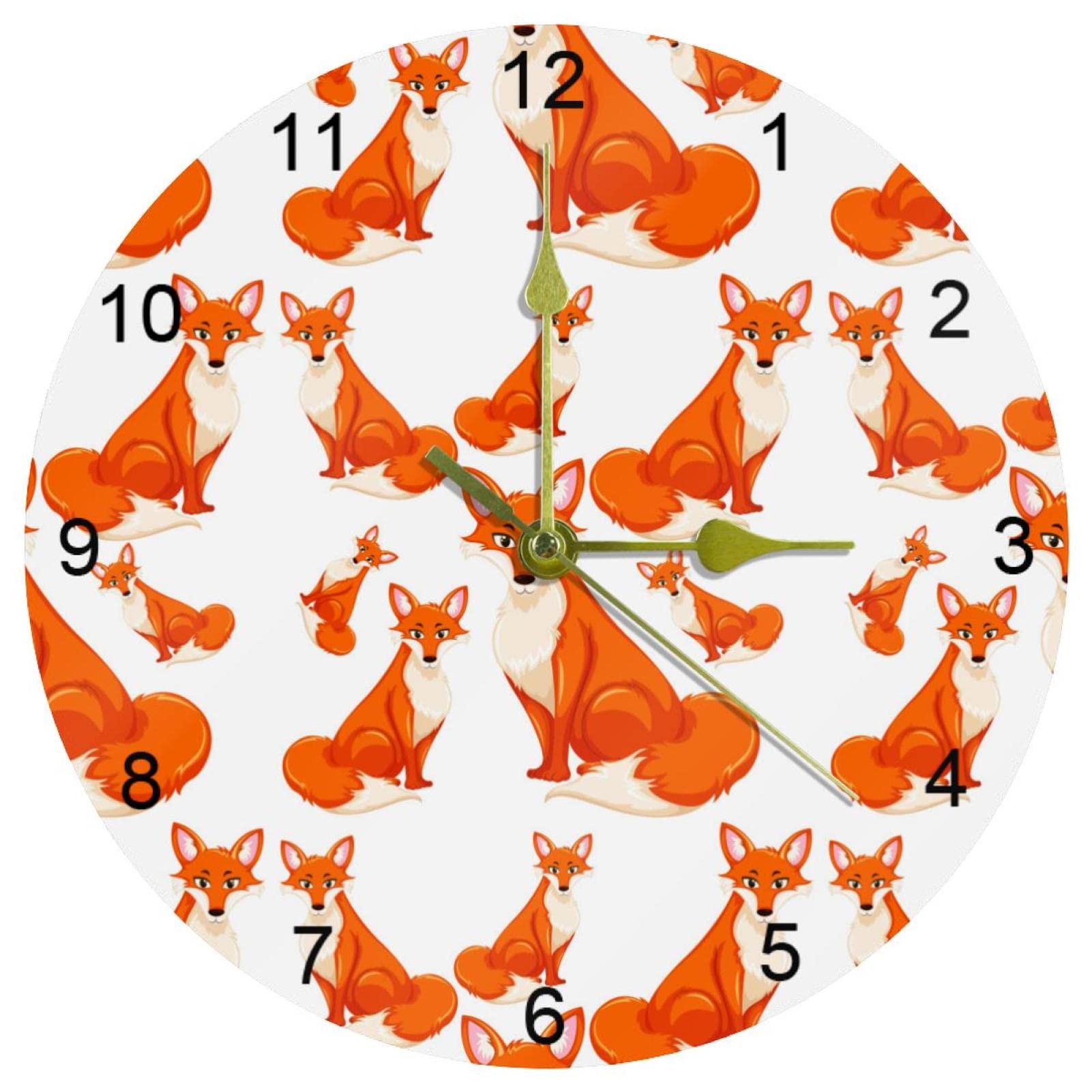 Horloge murale à piles silencieuse pour retrouver le sommeil