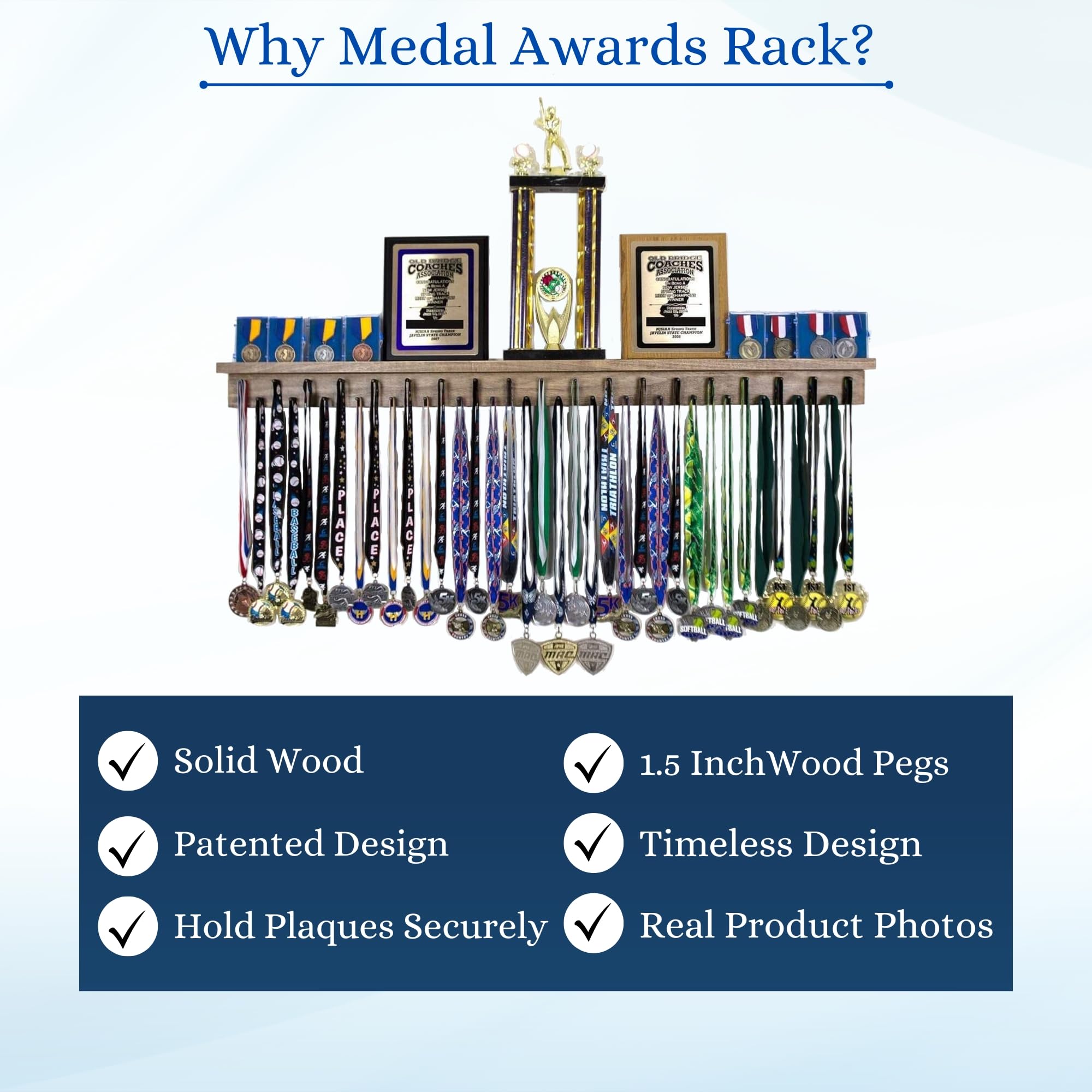 Snapklik.com : 4ft- Medal Awards Rack Premier Medal Hanger Display Rack ...