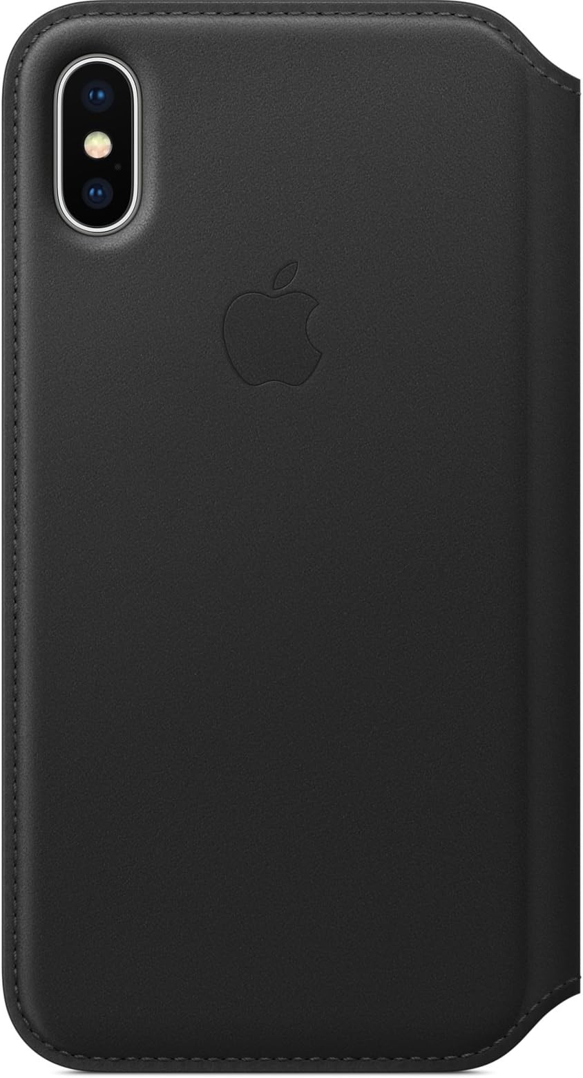 Apple Leather Folio (for iPhone X) - Black