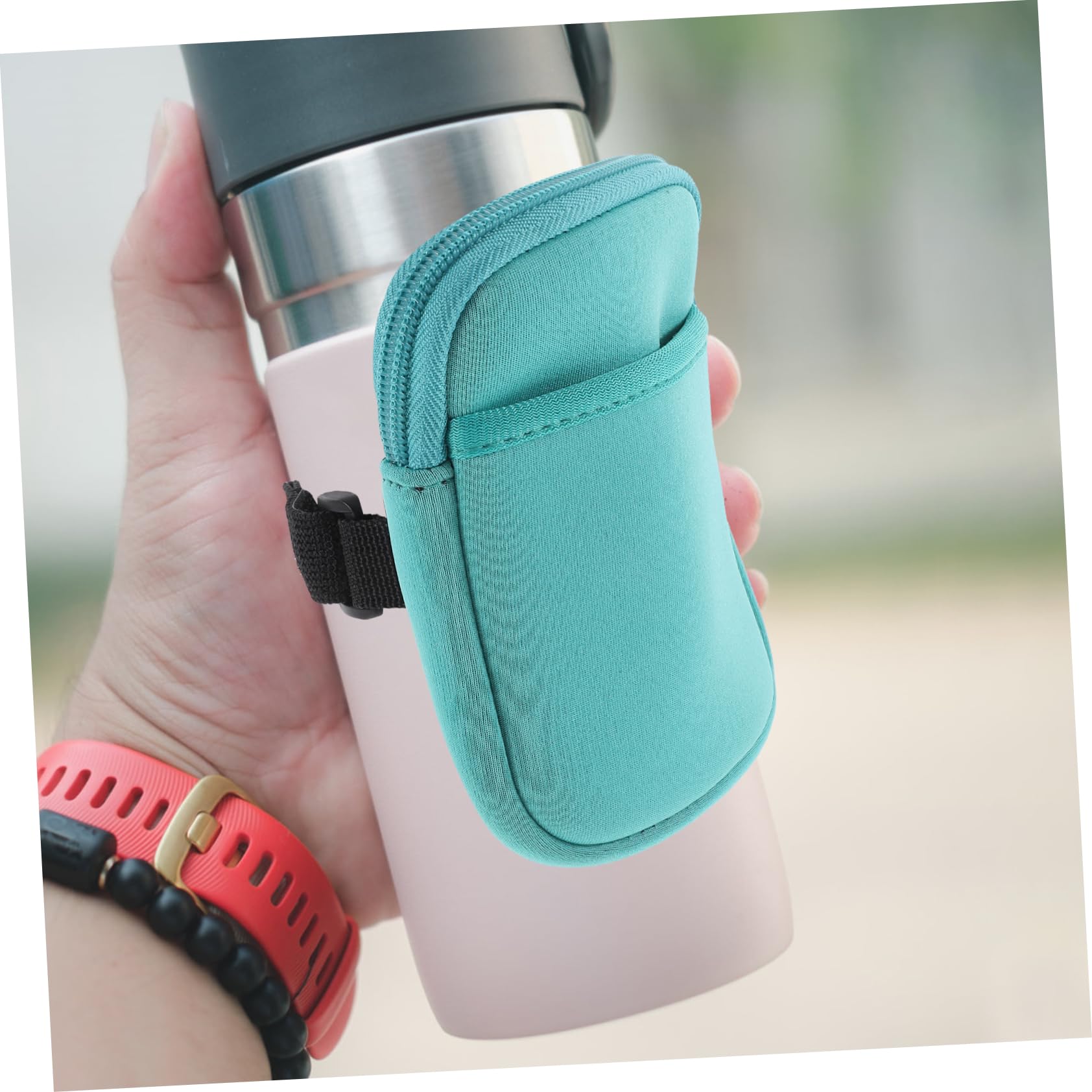 YARNOW 6pezzi Pouch Antiscivolo per Bottiglie Sacchetto Protettivo Multi-Funzione per Tazze Isolamento Termico per attività Indoor e Outdoor Materiale Resistente