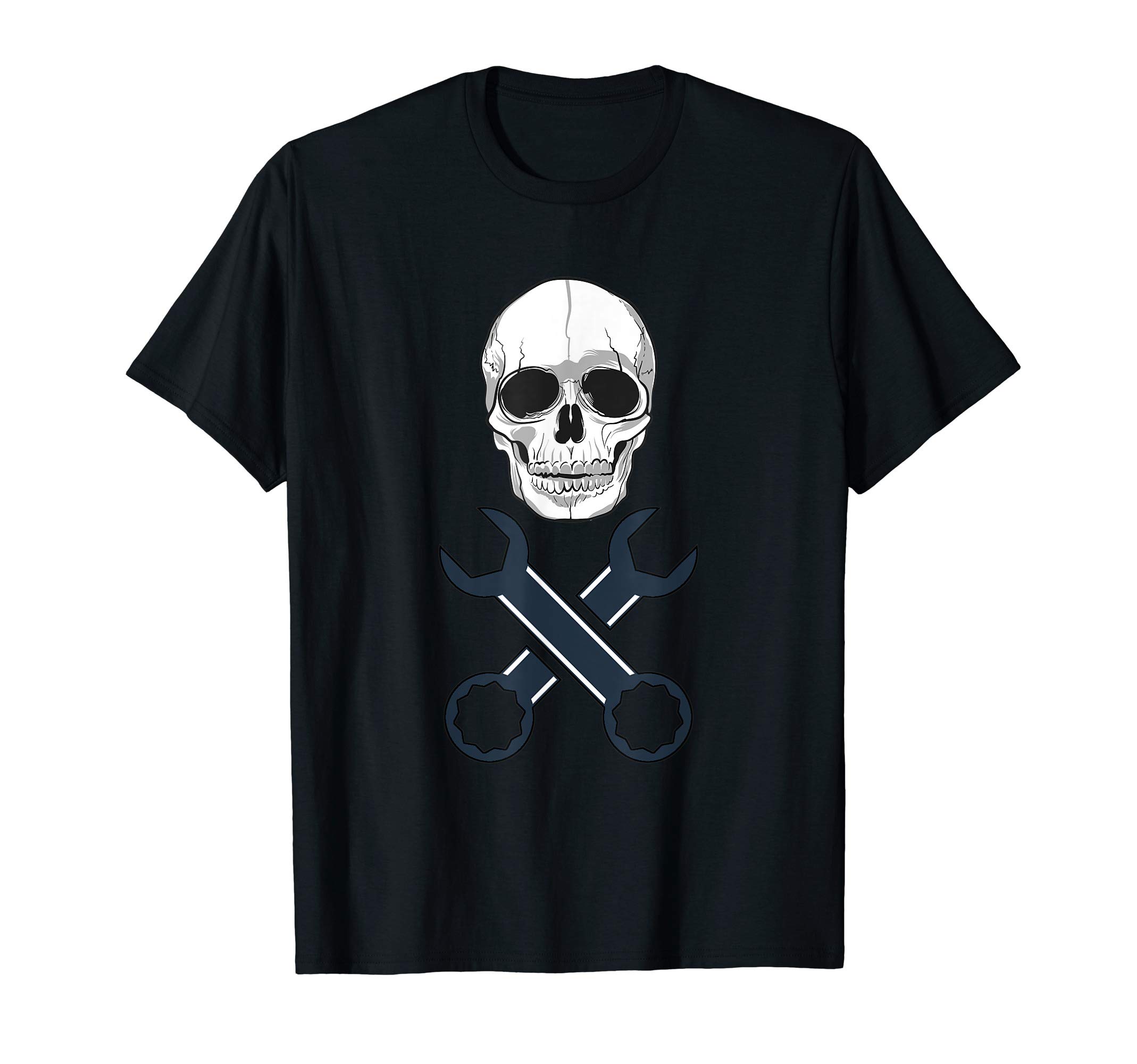 Pirate Skull Wrenches Gothic Shop Repairman Super T Shirt T-Shirt