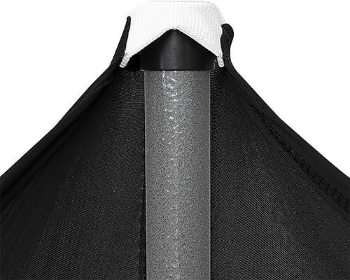 Miniatura 5 de PTC21B - Juego de 6 manteles elásticos de 6 pies, color negro, rectangular, ajustable, lavable, de elastano, para fiestas, bodas, cócteles,