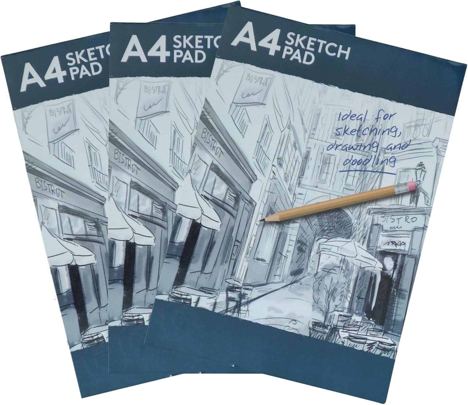 A4 Sketch Pad Drawing Book for Art Doodling Painting Clouring and