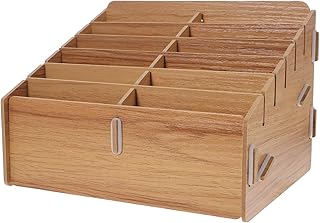 Ciieeo Sorting & Stacking Toys Sorting Tray Game Cards Storage Box Portable Multi-Grid Cards Sorter Wooden Card Case Shadows of Brimstone Card Sorting Tray