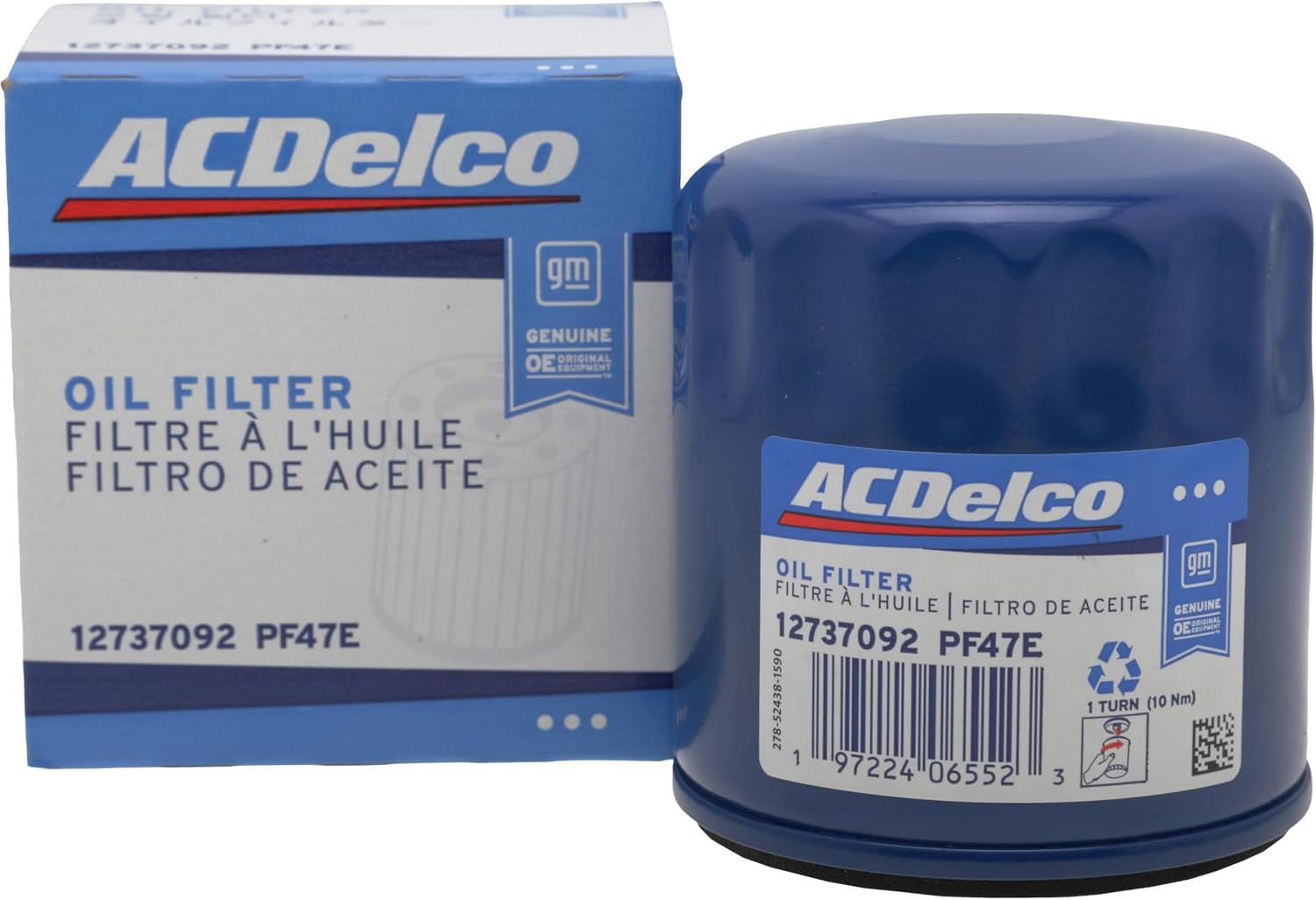 ACDelco GM Original Equipment PF47E (12737092) Oil Filter