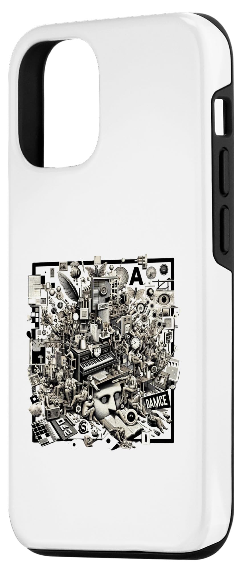 Amazon.co.jp: iPhone 14 無意味ながら示唆に富む構成 - イタリアデザイン スマホケース : 家電＆カメラ