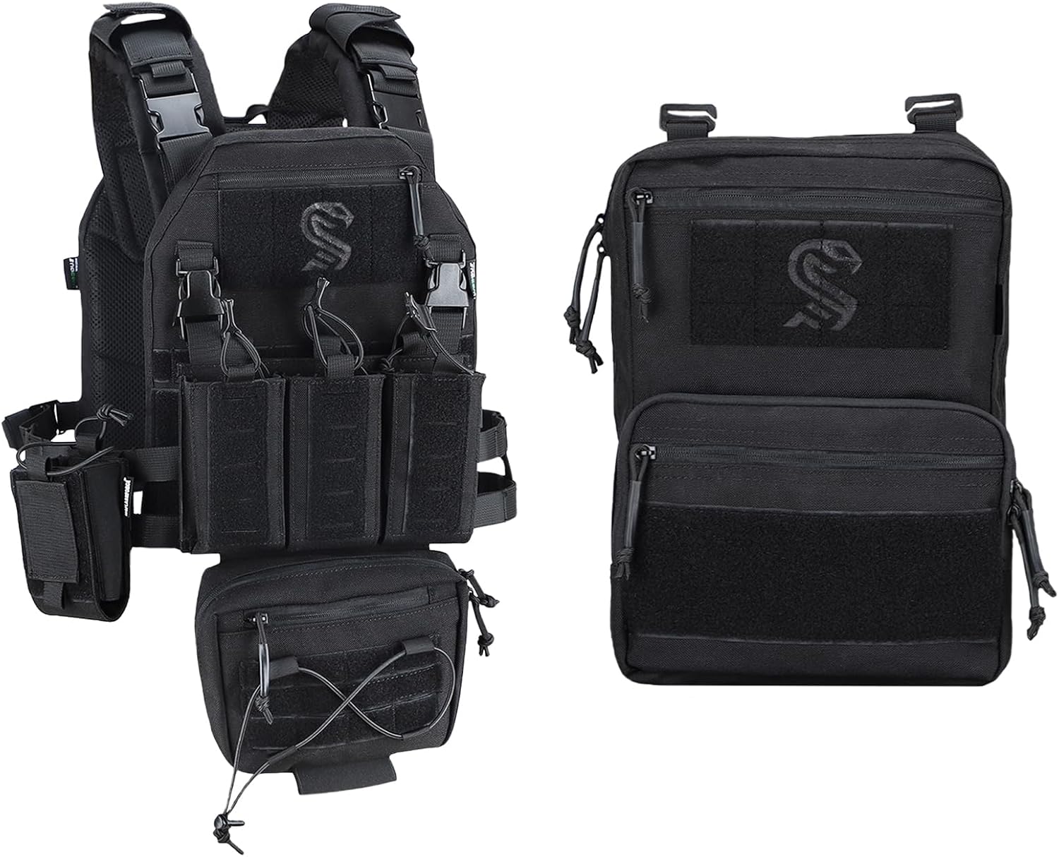 MGFLASHFORCE Tactical Airsoft Vest & MOLLE Hydration Pack