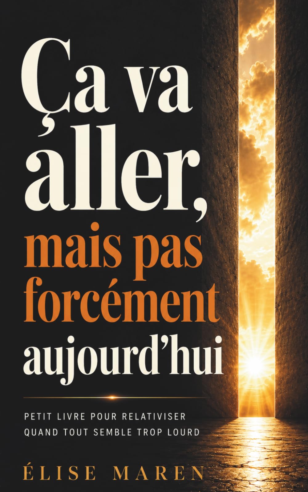 Ça va aller, mais pas forcément aujourd’hui : Petit livre de réconfort pour relativiser quand tout semble trop lourd