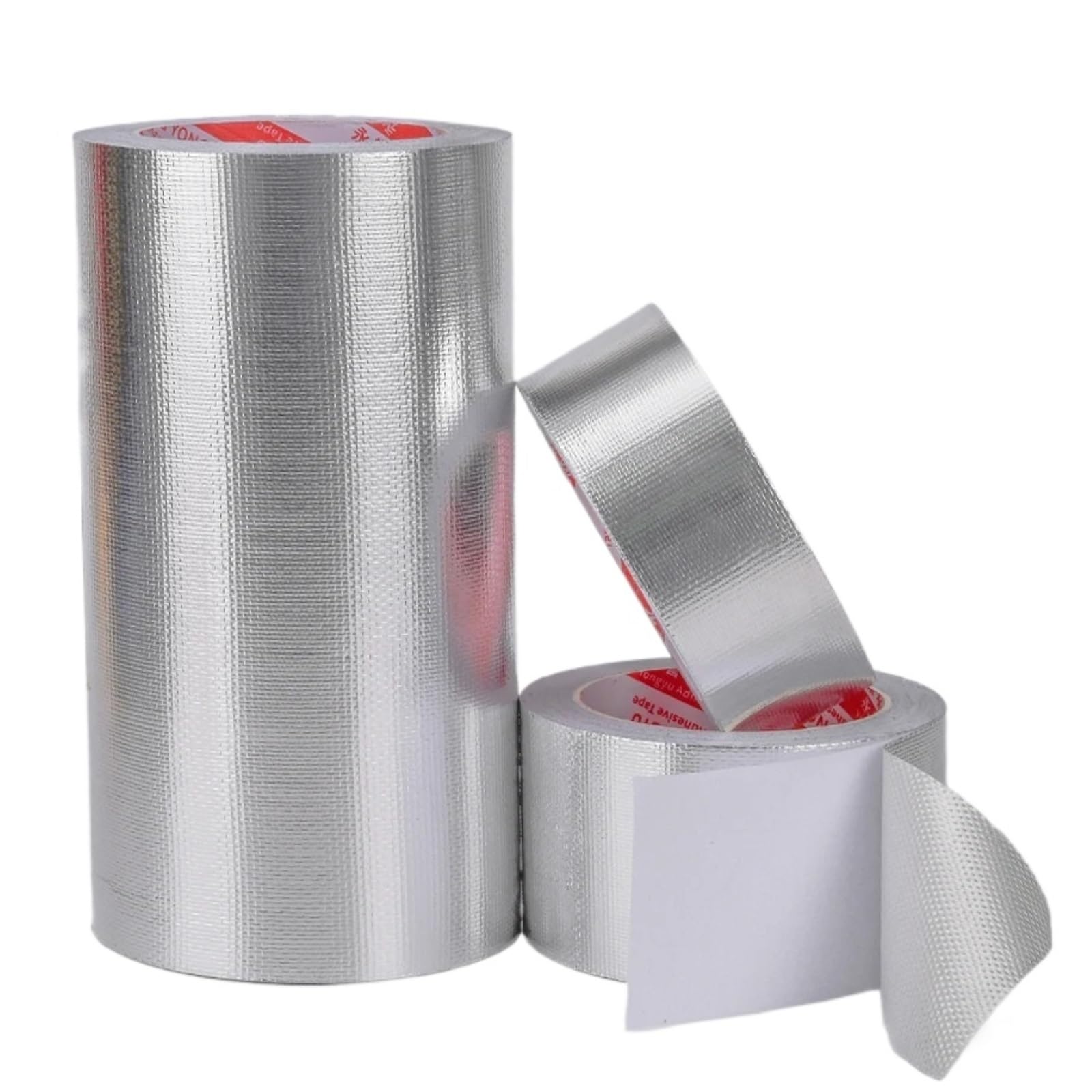 1 szt. 20-metrowa taśma aluminiowa odporna na wysokie temperatury – wytrzymała izolacja dachów, okien, kamperów i innych zastosowań(20mx0.15mmx40mm)