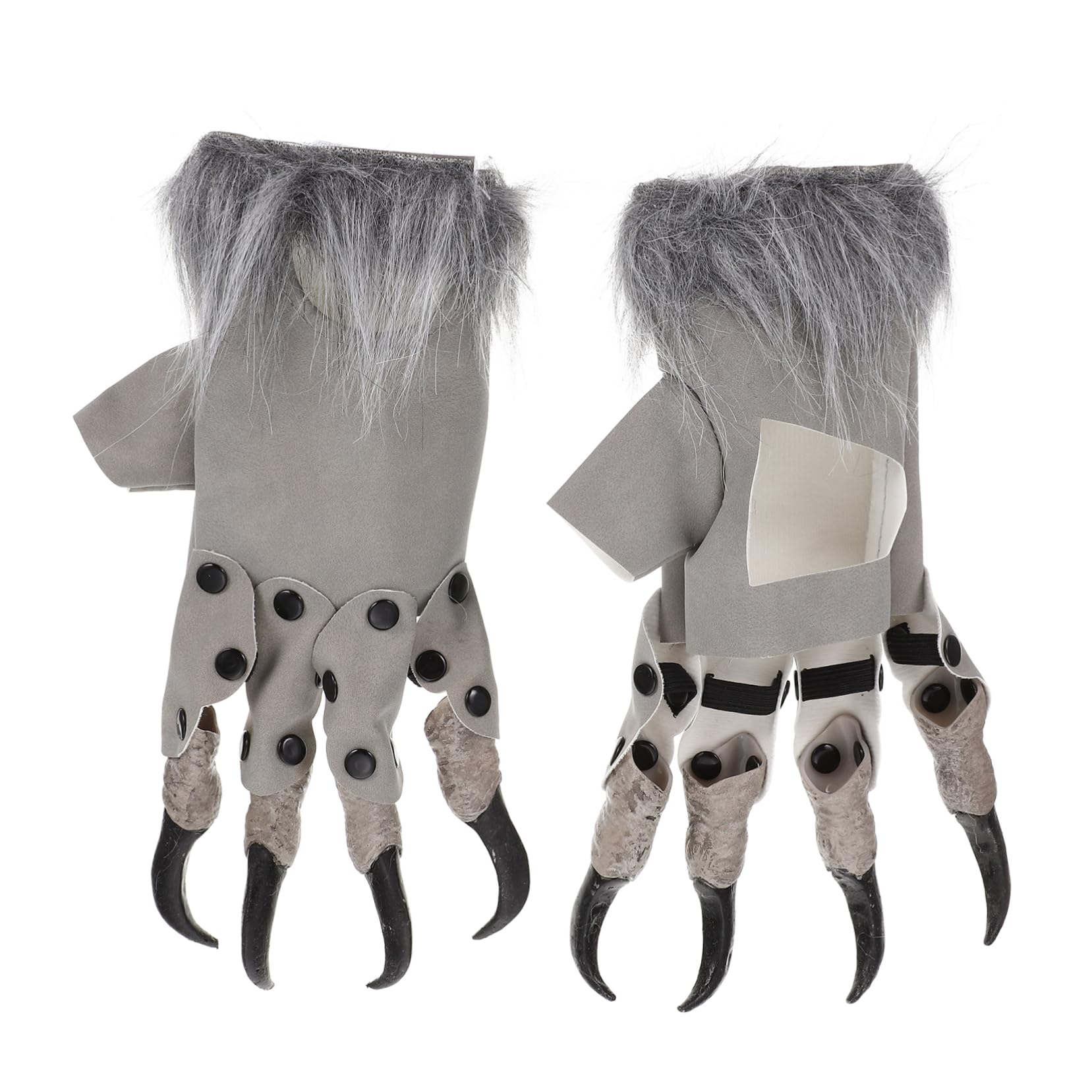 Gants Pattes D'animal LANFIRE - Tigre/léopard/dinosaure, En Peluche, Pour Costume Et Cosplay