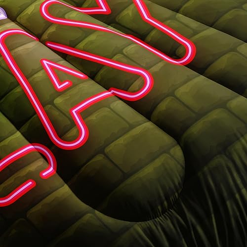 Miniatura 9 de Helloosuu Juego de edredón matrimonial para adolescentes, juego de ropa de cama de baloncesto para niños y adolescentes, edredón deportivo negro y