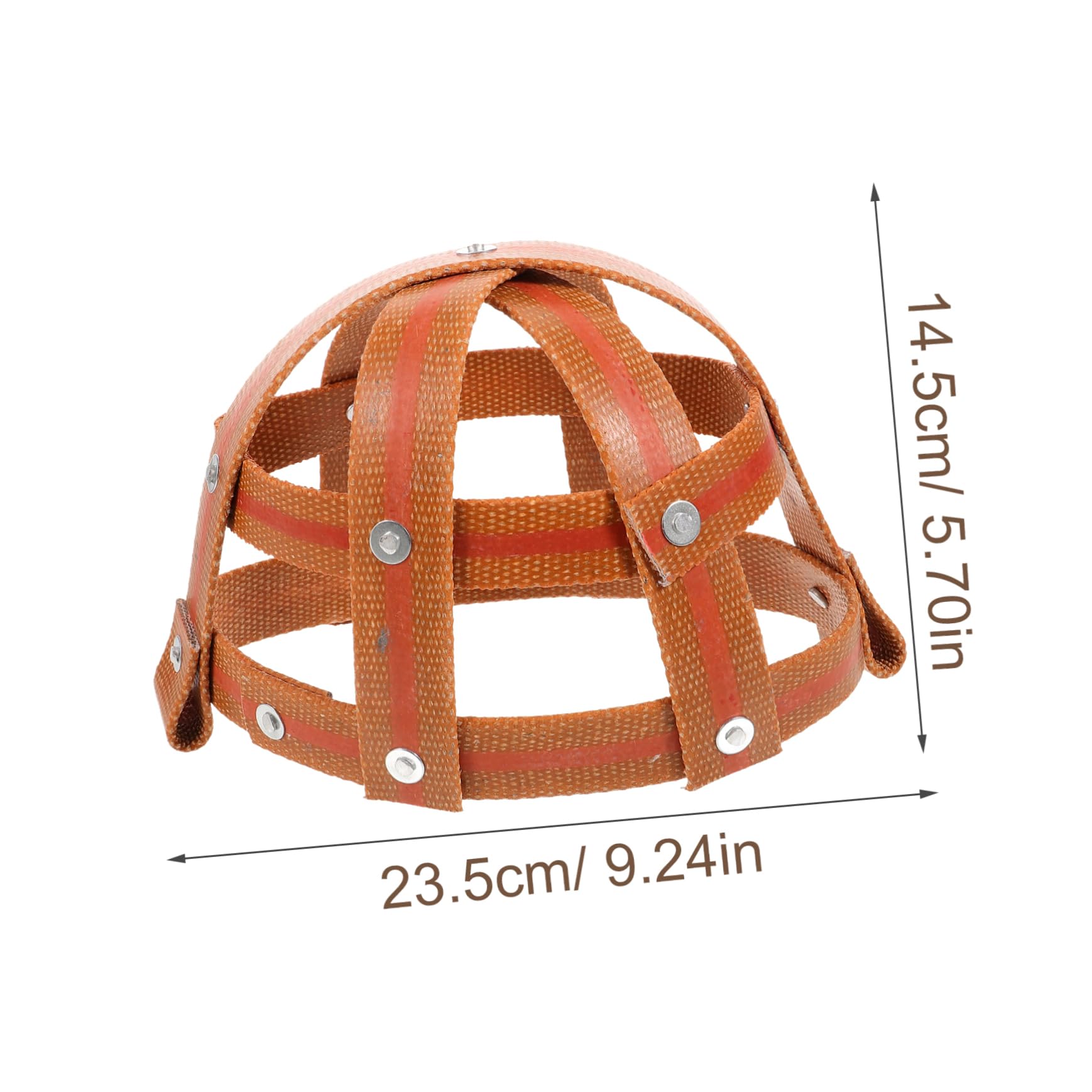 Toddmomy Cow Farm Muzzles Portable and Easy to Use Leather Construction for Horse and Cow Protection