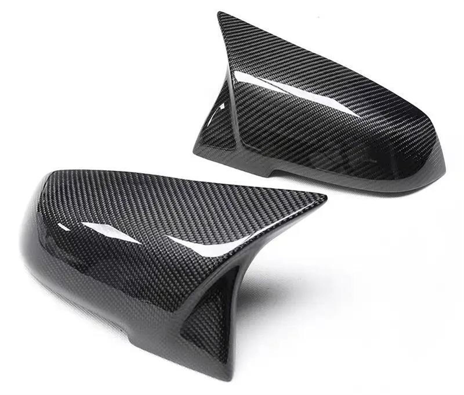 Coques de rétroviseur en carbone pour BMW F20 F30 F32 avec finition vernie luxe
