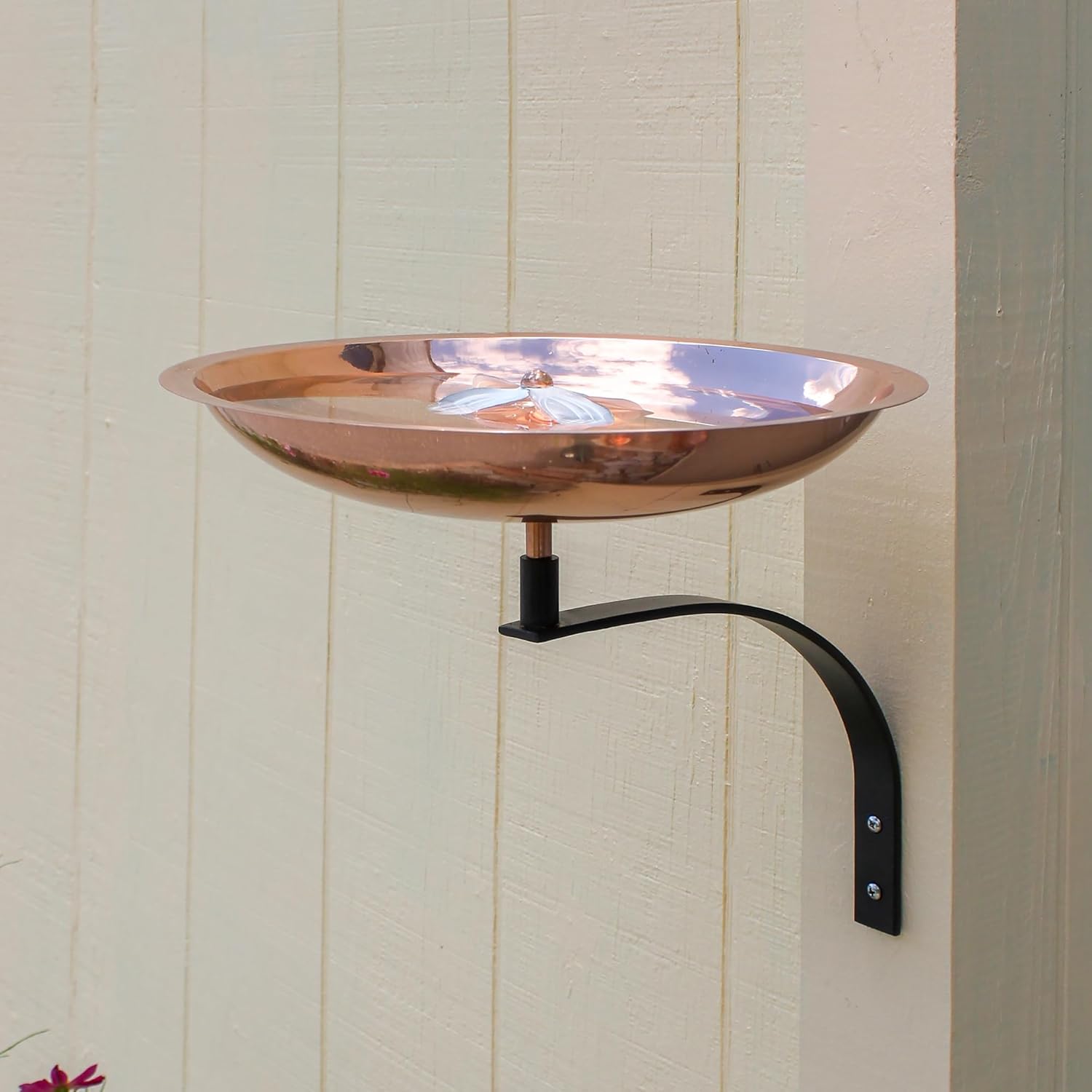 Dogwood Birdbath- Wall Mount Bracket