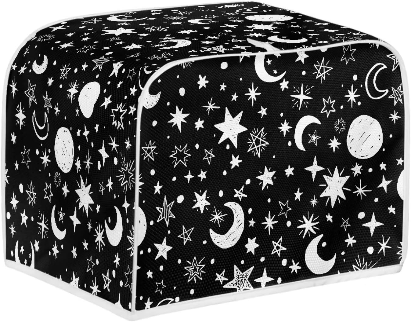 SEANATIVE Toaster Cover 2 Slice Wide Slot, Stars and Moon
