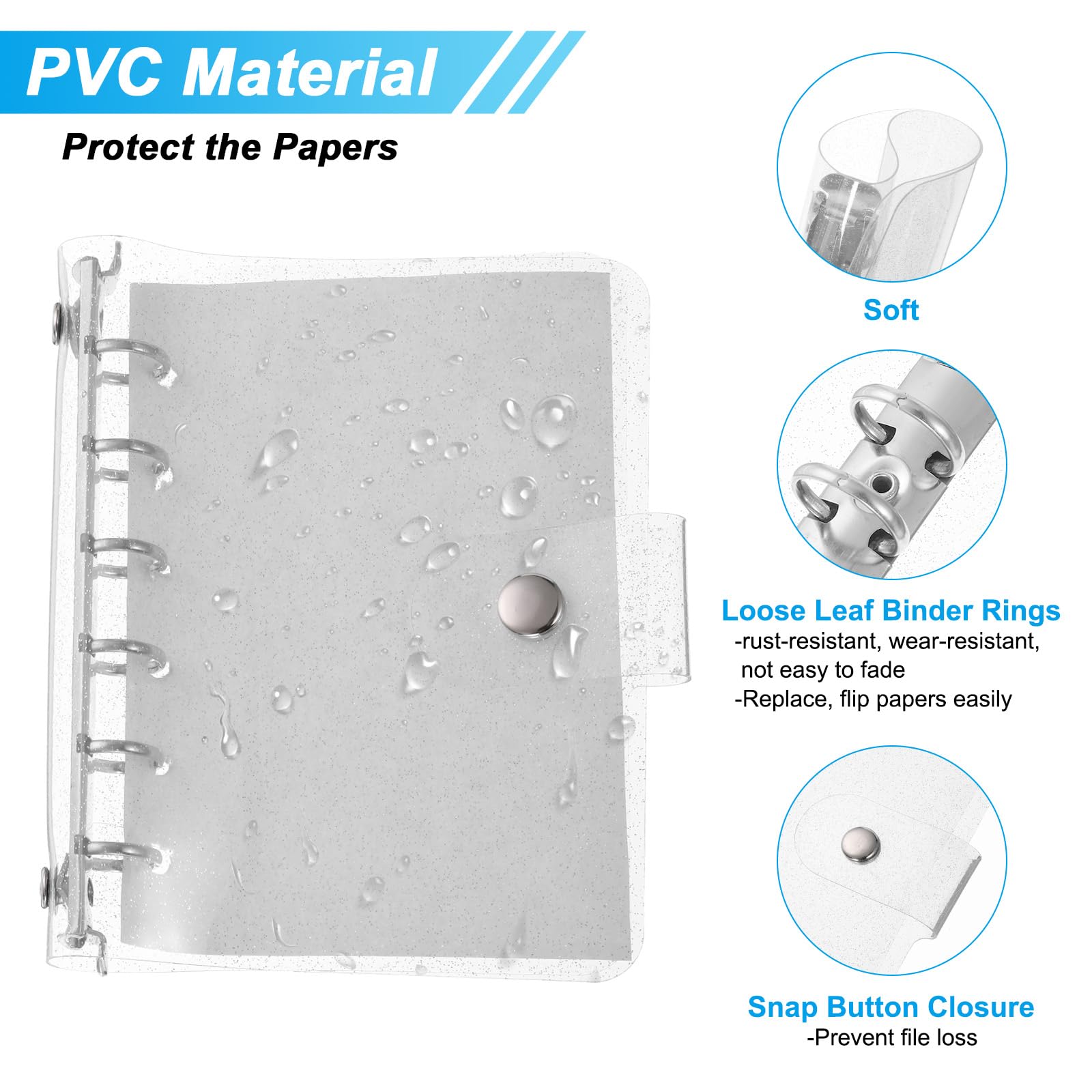 PATIKIL A7 Clear Binder Cover - Image 3