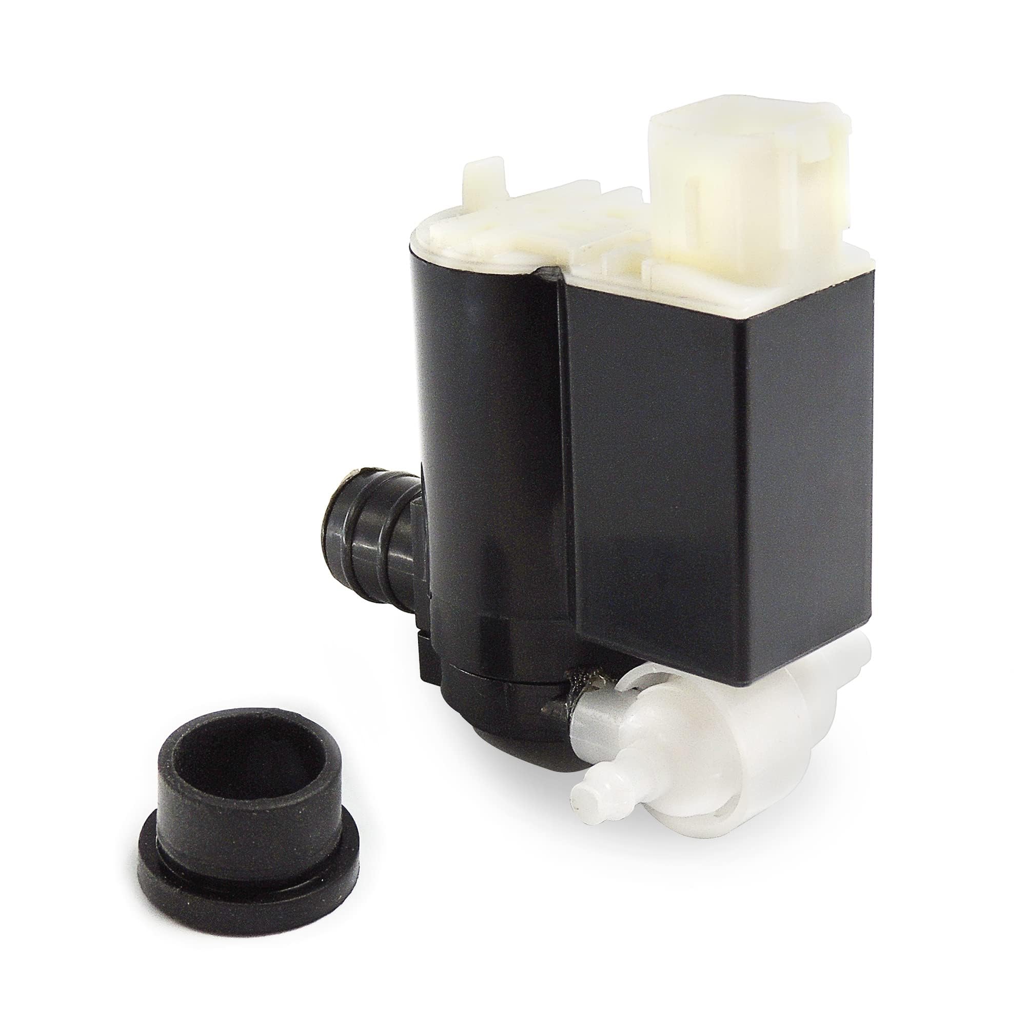 HiSport Front Windshield Washer Pump 201525-232316G Compatible with Hyundai Kia Replaces 98510-1F100, 98510-25100, 98510-2L100,98510-2C100, 98510-2V100