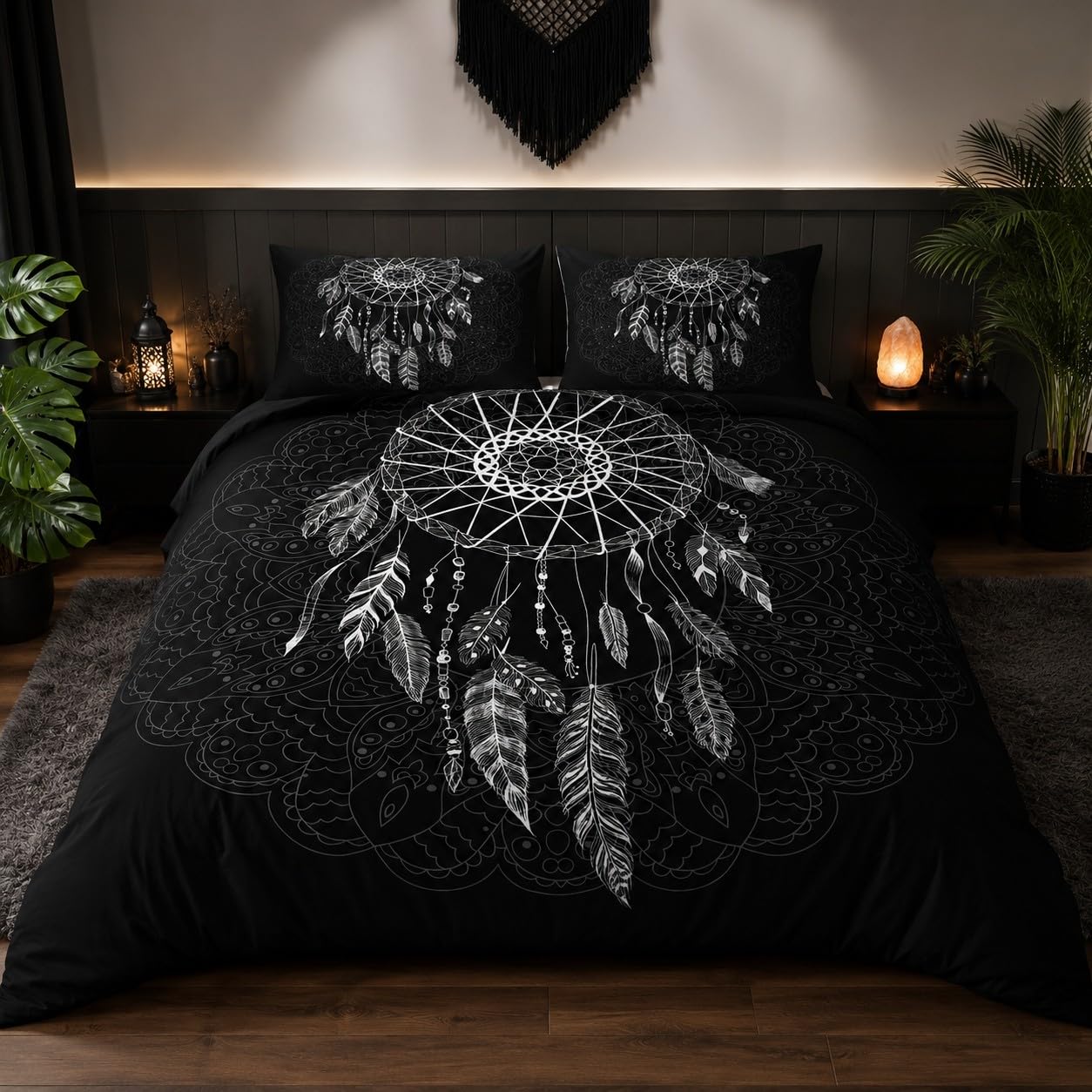 TMMDH Dark Dreamcatcher Single Duvet Cover Set for Dorm