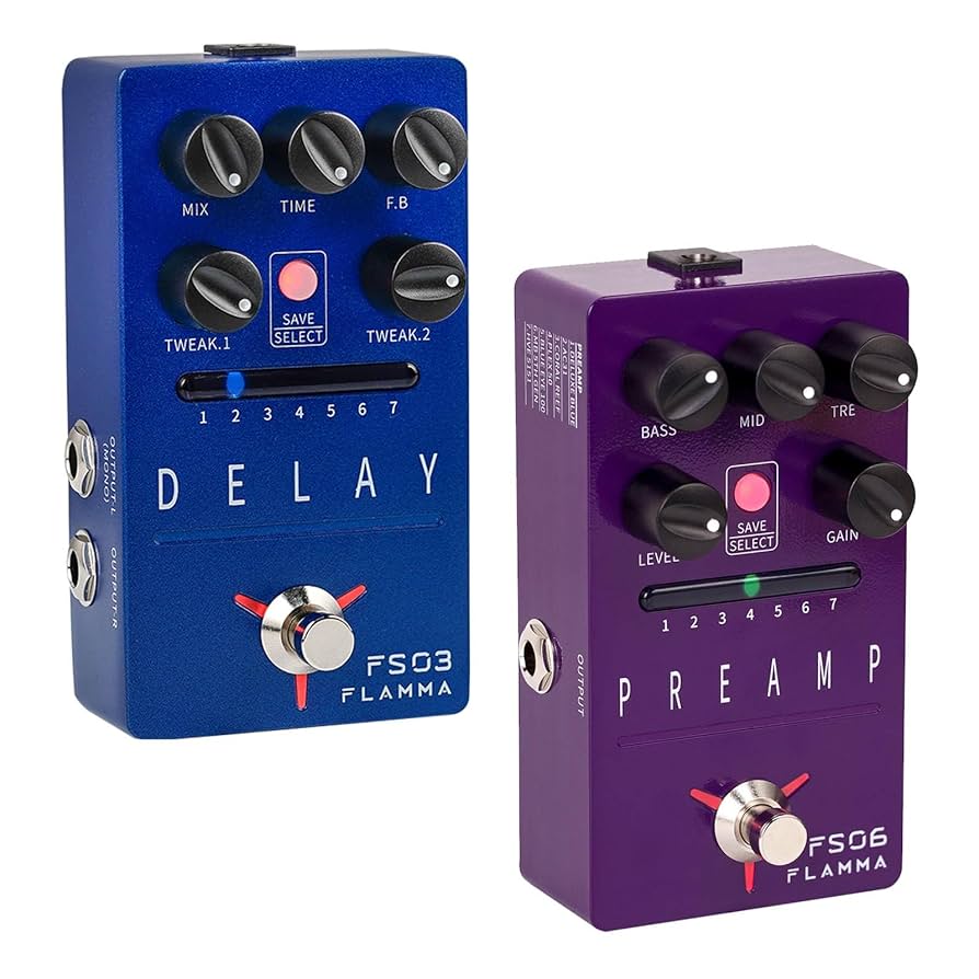 FLAMMA delay ギターエフェクター Amazon.com: FLAMMA FS03 Electric Guitar Delay Effects Pedal