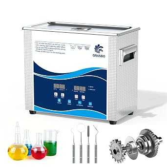 Granbo Professional Ultrasonic Cleaner 4.5L with Heater Timer and Degassing