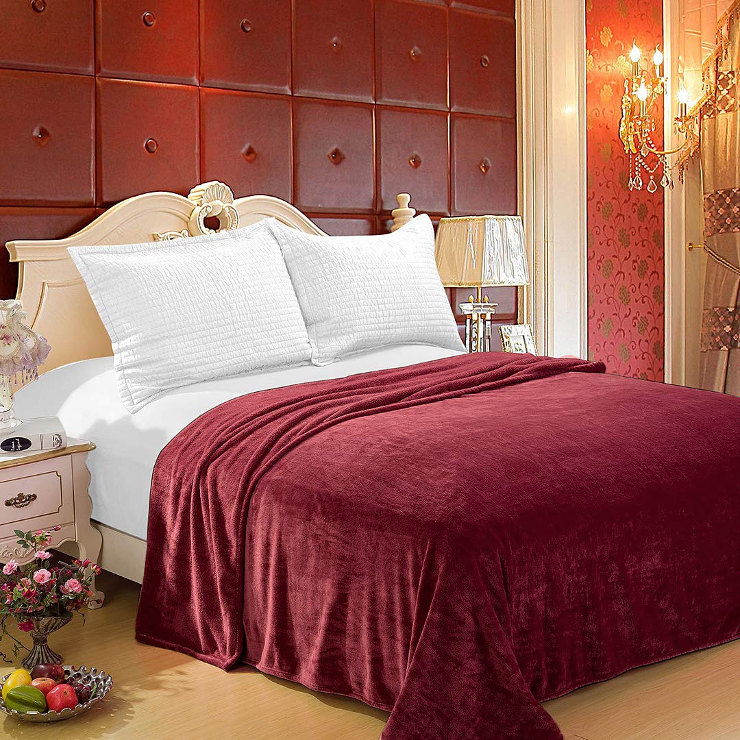 Coperta In Flanella Ultra Morbida B-T-S, Microfibra Resistente, Perfetta Per Divano E Letto, 152x127 Cm, Regalo Ideale