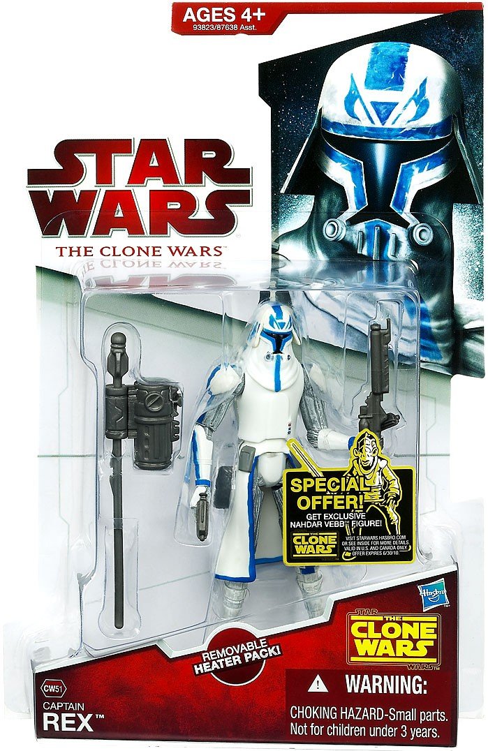 未開封　キャプテン・レックス STAR WARS THE CLONE WARS Star Wars - The Clone Wars Clone Captain Rex CW24 2009 Animated