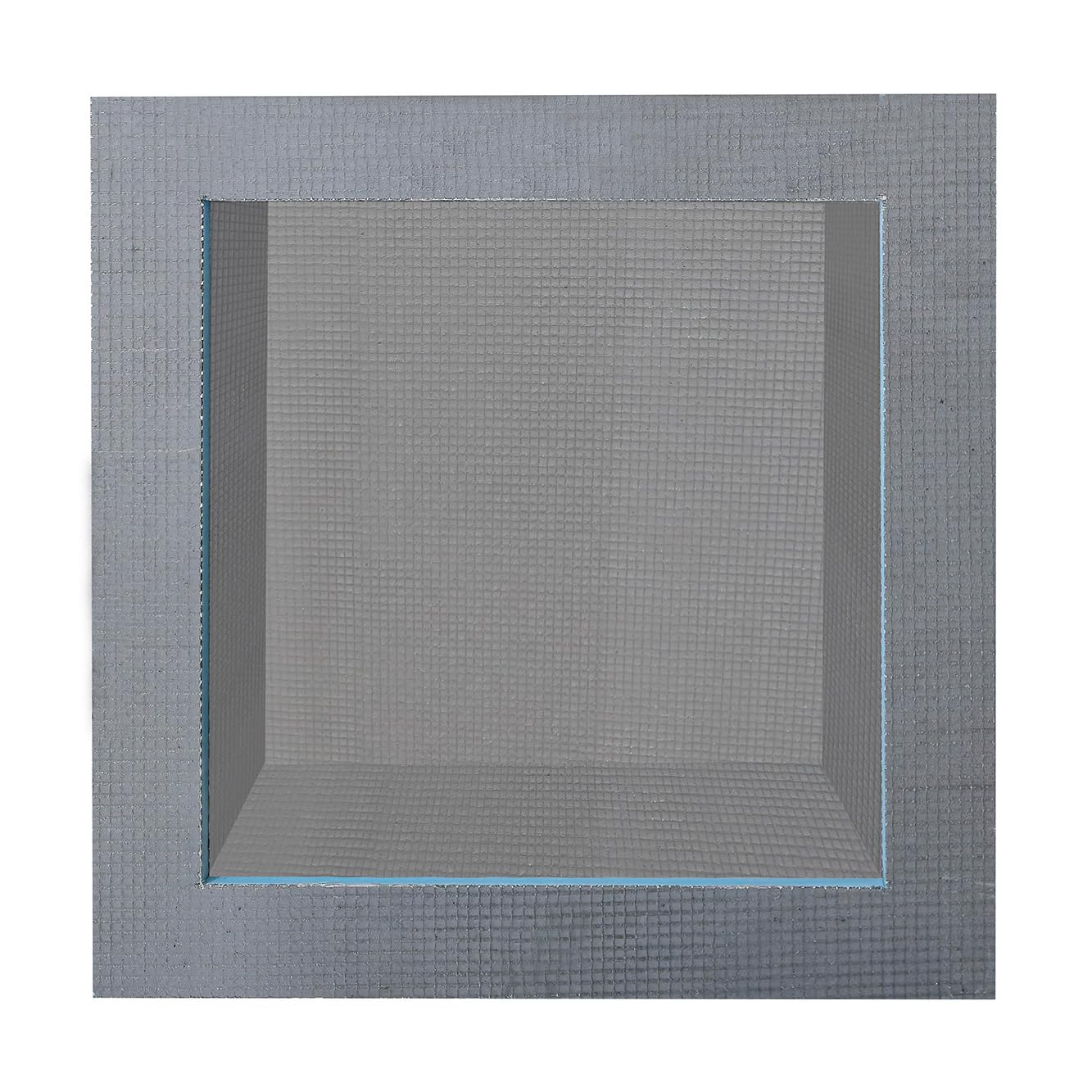 Kitbags & Lockers Black Shower Bathroom Niche Tileable Alcove Recessed Waterproof Shelf Storage Wetroom Organiser Thermal Tile Backer Board Nass Nassboard (16In/406Mm × 16In/406Mm – No Shelf)