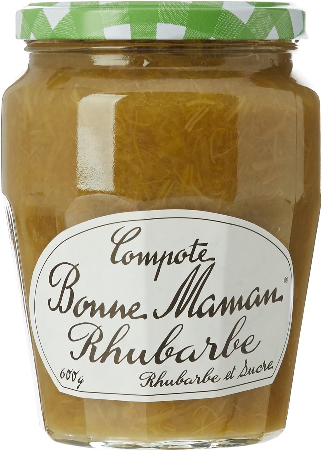 Bonne Maman Compote de rhubarbe Le pot de 600g Amazon.fr Epicerie