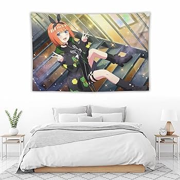 Amazon.co.jp: 五等分の花嫁 中野四葉 タペストリー 壁掛け 多