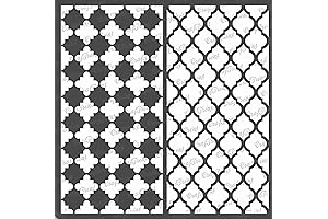 CrafTreat Reusable Moroccan Stencils: Intricate Designs for Creative Expression
