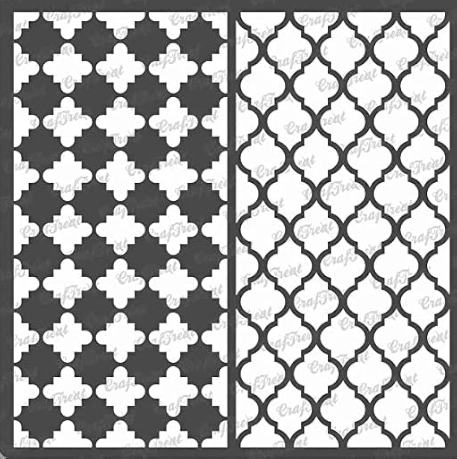 Moroccan Trellis Stencil 6x6 Inch – Reusable Geometric Painting Template for Wall, Wood, Canvas, Fabric & DIY Home Décor