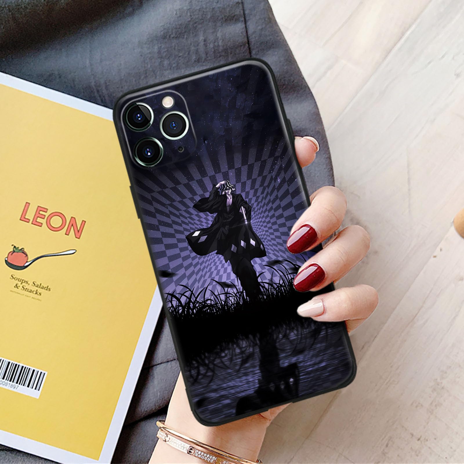 【momosuke】iPhone 15 Pro Case Mundaze Case for Apple iPhone 15 Pro Max Cover Japanese Kitsune