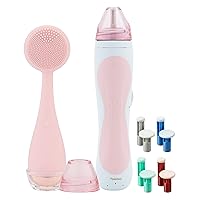 Vista 1 de PMD Personal Microderm Beauty - Set de cuidado de la piel para pieles sensibles, incluye Microderm Pro personal y rubor limpio, máquina