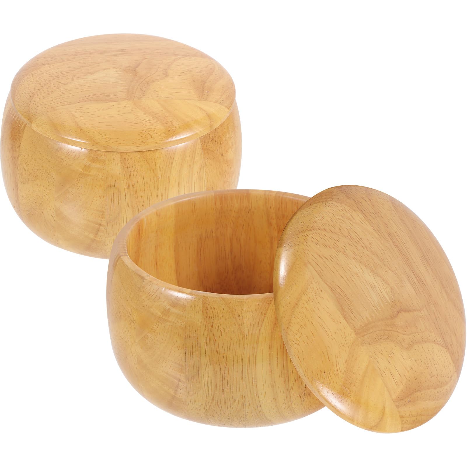 Go Schachbox mit Großem Fassungsvermögen und Tragbarem Design 2 Stück für Schachspielzimmer und Zuhause