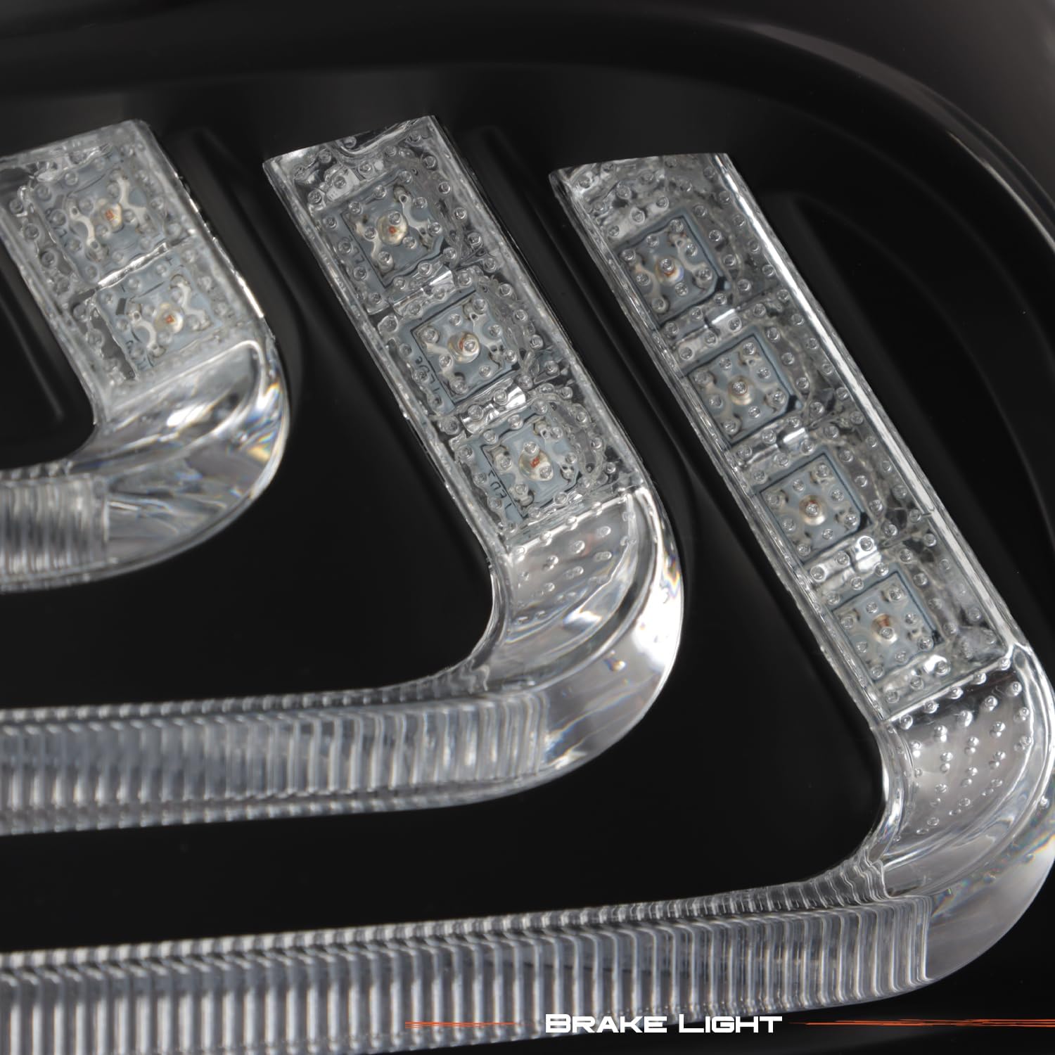 AKKON - For 2006-2011 Lexus GS300 GS350 GS430 GS 450h Driver + Passenger Replacement Black LED Tail Lights Pair