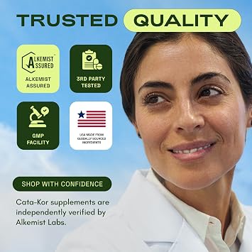 Cata-Kor NMN Supplement Alternative Liposomal NAD+ Supplement - NAD CORE 30-Day Supply 60 Capsules