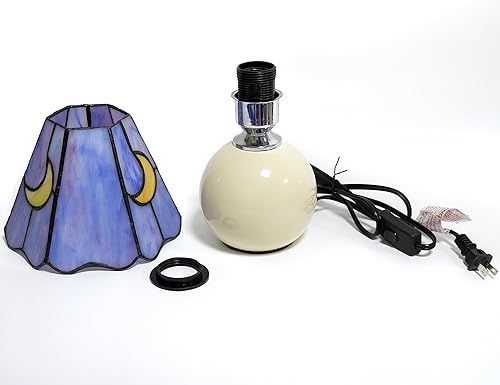Miniatura 8 de Lámpara de hongo, lámpara de vitral, lámpara de luna, lámpara de mesita de noche, lámparas de noche, lámpara de Tiffany, pequeña lámpara de
