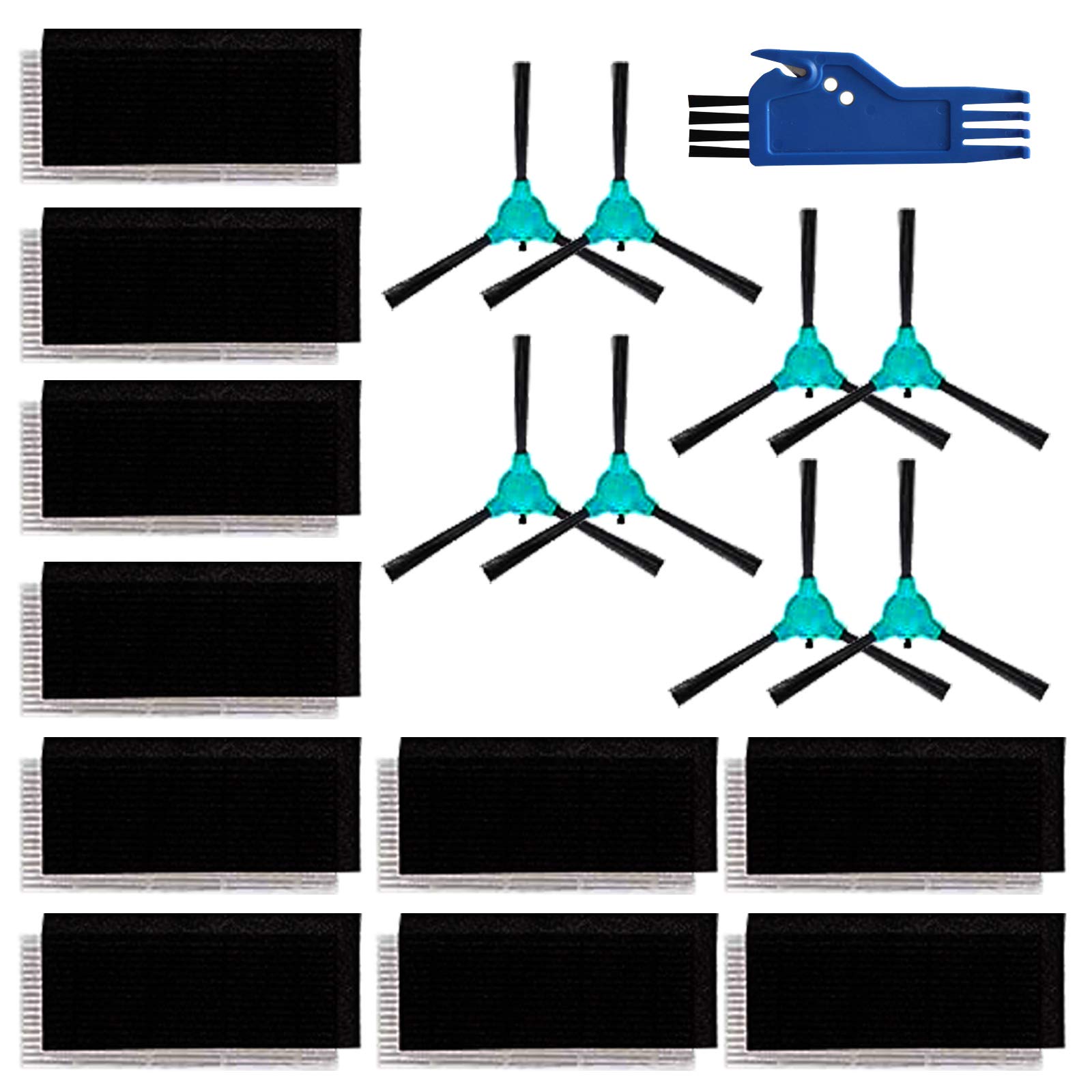 Filtres HEPA Deenkee DK600 et lot de brosses de remplacement pour robot aspirateur