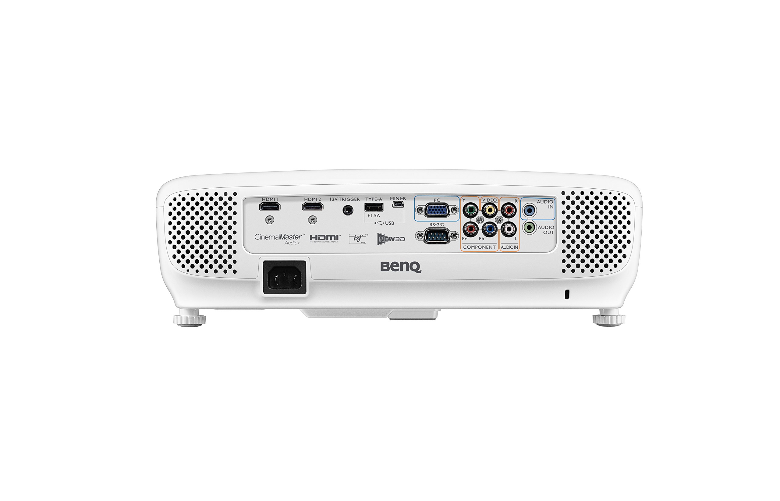 BenQ W1110s Proiettore DLP Home, Football Mode, Ruota Colori a 6 Segmenti, Bianco